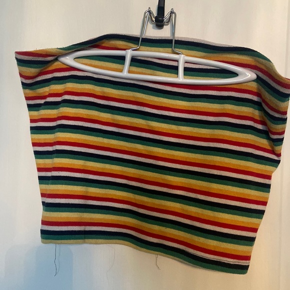 Rainbow tube top